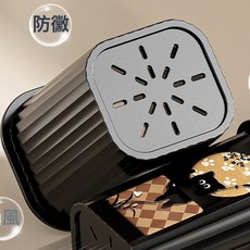 NBZH廚房筷子筒檯面筷簍餐具勺子瀝水收納盒家用壁掛免打孔筷籠置物架, 1個, 黑色單獨塑料桶一個:牛皮盒包裝