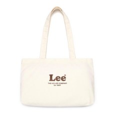 리 LEE 빈티지 로고 코듀로이 에코백 아이보리 LE2503BG10IV 164056
