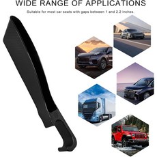 JNXIJ 2 PCS 카시트 갭 필러 충전 구멍이 있는 다기능 오토 사이드 시트 틈새 키 폰 카드용 시트와 콘솔 사이에 삽입되는 카 차단기 보관 상자