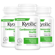 쿄릭 에이지드 갈릭 익스트랙트 카디오베스큘러 캡슐, 100정, 3개