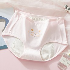 生理期內褲女月經期防漏大姨媽褲衛生純棉底褲中腰純棉少女經期褲, M