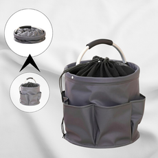 보나룸 접이식바구니 폴딩바스켓 휴대용 캠핑바구니, 그레이, 1개, 1단
