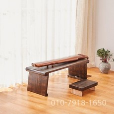 접이식 가야금 거치대 고재 전통예절 좌탁 테이블 휴대용 거문고 브래킷, 3박스, 100x40x37 cm