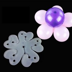 꽃클립 파티용품 풍선불고 꽂아서 붙이면 끝 쉬운파티꾸미기 쉬운아치 풍선아치꾸미기 유치원 장식, 1개, 상세페이지 참조