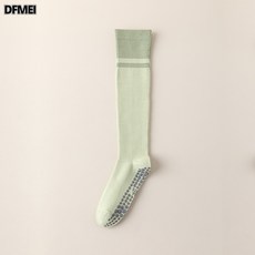 DFMEI 專業瑜伽襪子女長筒普拉提硅膠防滑室內健身棉襪小腿及膝高筒