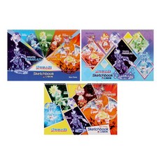 국산 포켓몬스터 New 스케치북, 랜덤, 3개