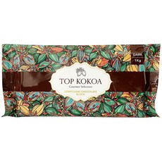 TOP KOKOA 黑可可磚, 1kg, 1個