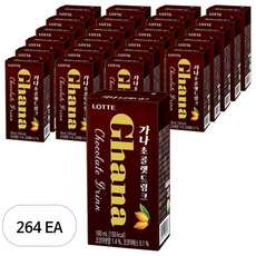 가나 초콜렛 드링크, 190ml, 264개