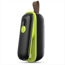 가방 실러 미니 2 인치 1 in 1 백 실러 히드 실러 커터 휴대용 핸드 헬드 백 칩 백 플라스틱 용 기계 기계, 블랙 &amp; 블루