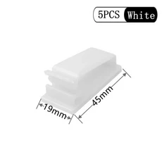 자체 접착 와이어 타이 클램프 케이블 클립 홀더 주최자 자동차 홈 오피스 코드 관리 데이터 USB 보빈 와인, 02 5Pcs White