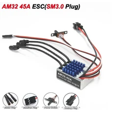 1/12 RC MN 자동차 MN82 MN99 MN168 업그레이드 키트 2322 2600KV 3500KV 브러시리스 모터 AM32 45A ESC S, 13 45A SM3.0 Plug A