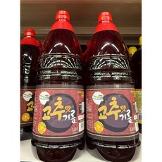 맛사랑 매운 고추맛기름 1.8L 고추기름 업소용 대용량, 1개