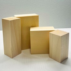 우드카빙 가로 5cm 세로 5cm 피나무 바스우드 조각용 나무, 50X100X100, 2개