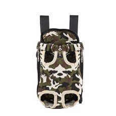 가방 앞으로메는 앞가방 반려동물 핑크 L 고양이 중형 L 강아지, W. 사각 가방 카모플라쥬
