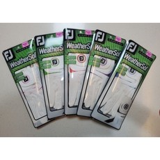 Footjoy WeatherSof 女款高爾夫手套（双）柔軟舒適透氣耐用高爾夫球手套, 粉，橘，紫，藍，綠, 1個