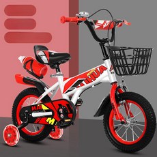 NOVA 유아네발자전거어린이 보조 5세 데크 유아, 12 인치, 1cm, 레벨 1 레드 물병 있음 있음