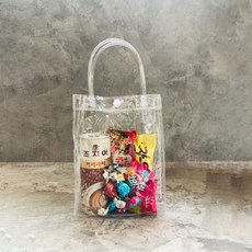 PVC 쇼핑백 투명가방 구디백 답례품 선물포장 15x20x7, PVC투명쇼핑백-15x20x7, PVC투명쇼핑백_15x20x7, 1개