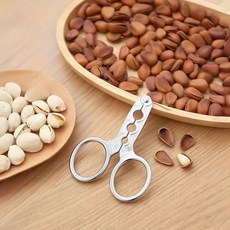 不鏽鋼多功能剝瓜子器 堅果鉗 葵花子開心果去殼夾, 1個