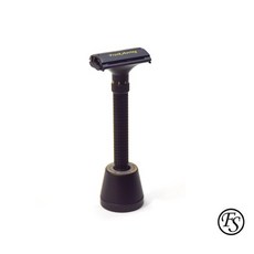 GOODFORIT The Frank Shaving 可調式傳統刮鬍刀套組 霧黑質感設計 客製化調整刀片角度 享受舒適刮鬍體驗, 1個, 1個裝
