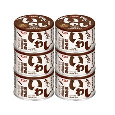 SSK(에스에스케이) 시미즈식품 SSK세일즈 맛있다! 멸치 된장 조림 150g×6개, 150g