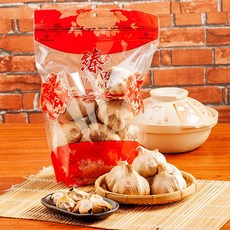 黑蒜頭【黑蒜將軍】500g共4包組(1組即免運費), 4個, 500