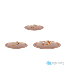모비엘 플랫 구리 뚜껑 M'150B / M'250B 20cm 24cm 28cm, 1개