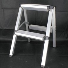 접이식 2단 사다리 휴대용 가벼운 알루미늄 A 사다리, 1개