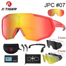 X-TIGER 편광 렌즈 사이클링 안경 도로 자전거 낚시 달리기 선글라스 스포츠 MTB 산악 고글, CHINA_3 lens, JPC-07