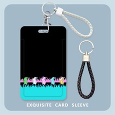 NewJeans 偶像周邊 兔子圖案 卡套 (適用於校園卡/學生證/公交地鐵卡), 1個, 2331,單卡套