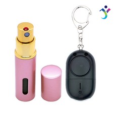 원투세이퍼 핑크 + 아기돼지 경보기 세트 호신용스프레이 호신용품 TV테스트, 원투세이퍼 핑크+빅마우스LED