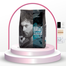 이탈왁스 하드펠렛 포어옴므 바버에디션 왁스500g 스파츌라+스크럽+크림+브라질리언시트팩 셀프왁싱 왁싱재료, 1개, 500ml