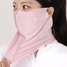 무이오 1초 완성 자외선차단 마스크 스포츠 쿨링 밀착핏, 1개, 인디핑크