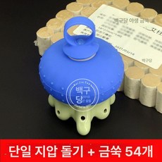 핫스톤 마사지기 오이스터그레이 핑크솔트 피부 케어기기, 그레이 필터 없음 + 골든 쑥 54개, 기본 모델명/품번