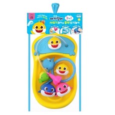 安妞生活舘 韓國鯊魚寶寶洗澡玩具組 (噴水玩具/撈魚玩具/公仔浴盆) 現貨, 詳見包裝, Multicolor