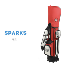 디즈니골프 여성 골프 캐릭터 트롤리 캐디백 SN5LAK001, 레드