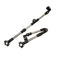 X-FREE 不鏽鋼可伸縮式可折疊撐傘架，適用於自行車、嬰兒車、輪椅, 1個