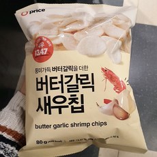오프라이스 버터갈릭 새우칩, 1개, 80g