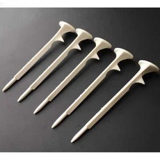 골프티꽂이 골프티걸이 스파이크 비거리 홀더 16 18도, 상세 페이지 참고, 화이트 73mm(기울기 18도), 1개
