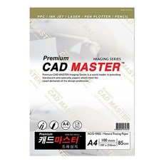 신한 캐드마스터 트레싱지 A4 85g 100매입 (210x297mm)