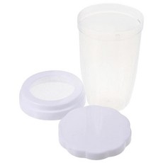 파우더 설탕 쉐이커 더스터 뚜껑이 베이킹 도구용 미세 밀가루 코코아 초콜릿 시프터, 1개