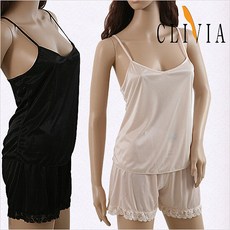 크리비아 크리비아 크리비아 레이스 슬립 바지 ccs5303p (P000627899)
