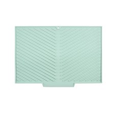 배수 패드 싱크대 물빠짐 설거지 건조대 물받이, D. 노르딕 그린 스몰 3726cm