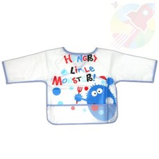 GR 아동앞치마 팔1 하늘 유아미술가운 유치원앞치마