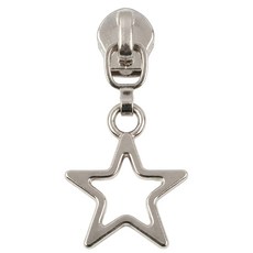 Joeunmall 5호 홈패션 지퍼고리 지퍼머리 지퍼손잡이, 6개, 5호-07실버