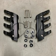 CJ motor FORCE 155 前避震 CNC裝飾蓋，多色可選，提升外觀質感, 1個, 黑 Black