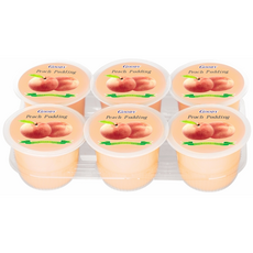 구디 복숭아 푸딩120g x 6컵 x 5팩 총 30컵, 30개, 120g