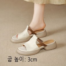 패션 여성 샌들 여름 캐주얼 토오픈 슬리퍼 발편한 여자 단화 JXH