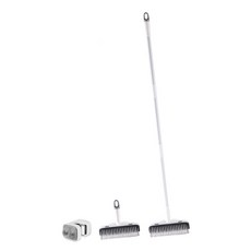 SPARROW HOUSE 可調節長度清潔刷刮水器組 浴室廁所站立式長柄刷 除水器 地板磁磚清潔, 1套, 單一顏色