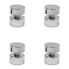 아크릴천지 다보볼트 아크릴액자 게시판 민자형 12 15 19 25 30mm, 4개, 실버