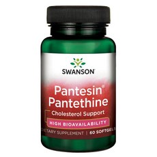 SWANSON 斯旺森 泛酸軟膠囊, 1組, 60顆
